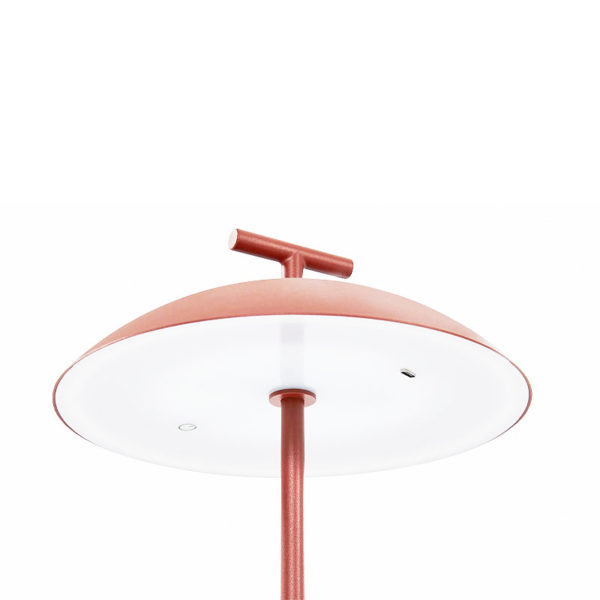 Angers Nantes Cholet Saumur Icones Kartell Lampe a poser Batterie Geen A Rouge Brique Ferruccio Laviani 2