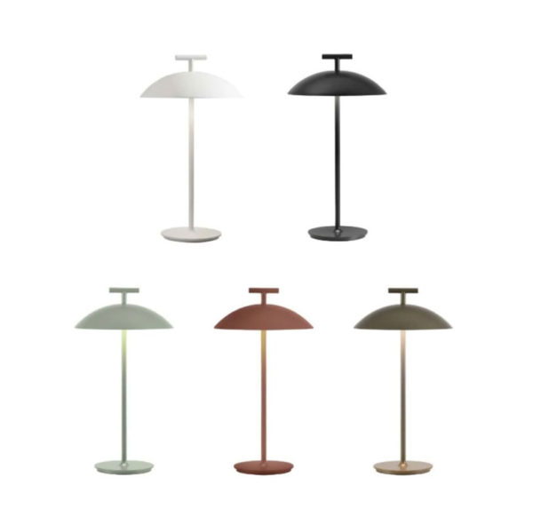 Angers Nantes Cholet Saumur Icones Kartell Lampe a poser Batterie Geen A Rouge Brique Ferruccio Laviani 3
