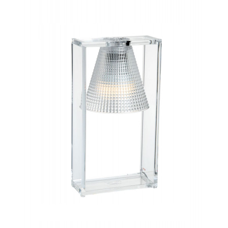 Angers Nantes Cholet Saumur Icones Kartell Lampe a poser Light Air cristal transparent Eugeni Quitllet 0