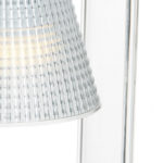 Angers Nantes Cholet Saumur Icones Kartell Lampe a poser Light Air cristal transparent Eugeni Quitllet 00