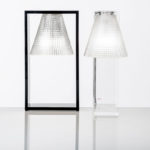 Angers Nantes Cholet Saumur Icones Kartell Lampe a poser Light Air cristal transparent noir Eugeni Quitllet3