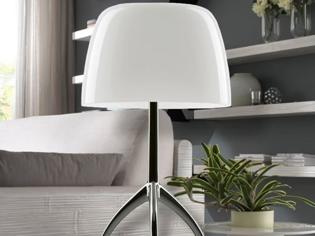 Angers Nantes Cholet Saumur Icones Kartell Lampe a poser Lumiere Grande blanc Foscarini noir Rodolfo Dordoni 3