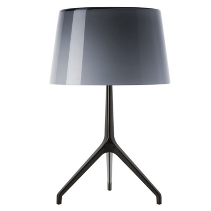 Angers Nantes Cholet Saumur Icones Kartell Lampe a poser Lumiere Lumière XXL aluminium chromé noir Foscarini  Rodolfo Dordoni 