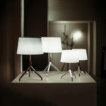 Angers Nantes Cholet Saumur Icones Kartell Lampe a poser Lumiere Lumière XXL aluminium chromé noir Foscarini  Rodolfo Dordoni 2