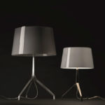 Angers Nantes Cholet Saumur Icones Kartell Lampe a poser Lumiere Lumière XXL aluminium chromé noir Foscarini  Rodolfo Dordoni 3