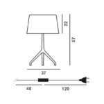 Angers Nantes Cholet Saumur Icones Kartell Lampe a poser Lumiere Lumière XXL aluminium chromé noir Foscarini  Rodolfo Dordoni 8