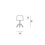 Angers Nantes Cholet Saumur Icones Kartell Lampe a poser Lumiere Piccola Blanc Chaud Foscarini champagne Rodolfo Dordoni 27