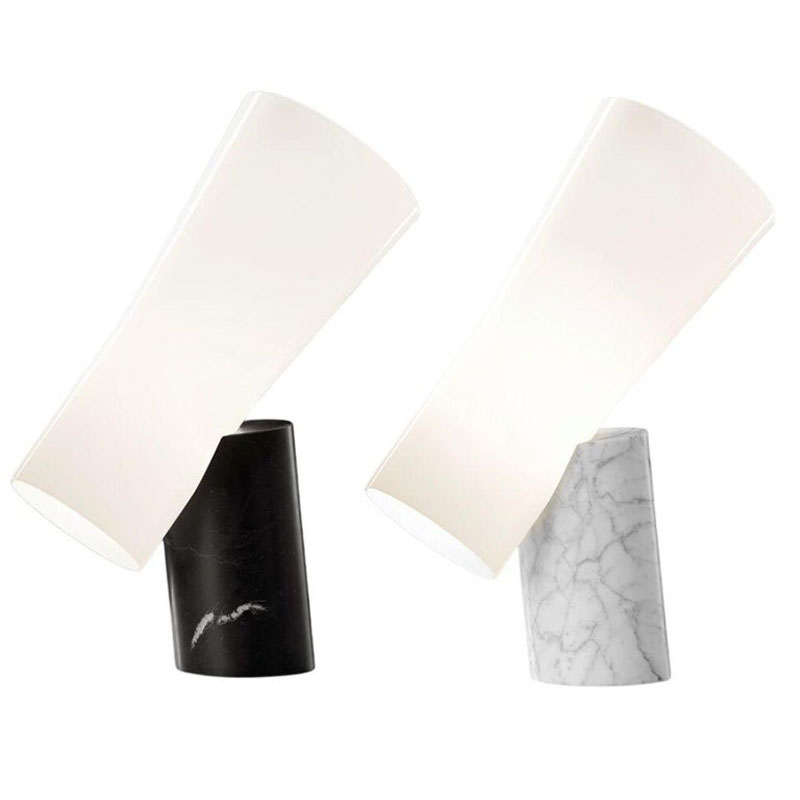 Angers Nantes Cholet Saumur Icones Kartell Lampe a poser Nile Blanc Carrare marbre foscarini Rodolfo Dordoni 4