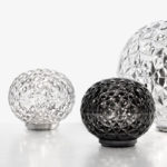 Angers Nantes Cholet Saumur Icones Kartell Lampe a poser batterie mini Planet cristal Tokujin Yoshioka 2