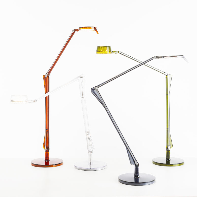 Angers Nantes Cholet Saumur Icones Kartell Lampe a poser bureau Aldin Ambre Alberto & Francesco Meda 4