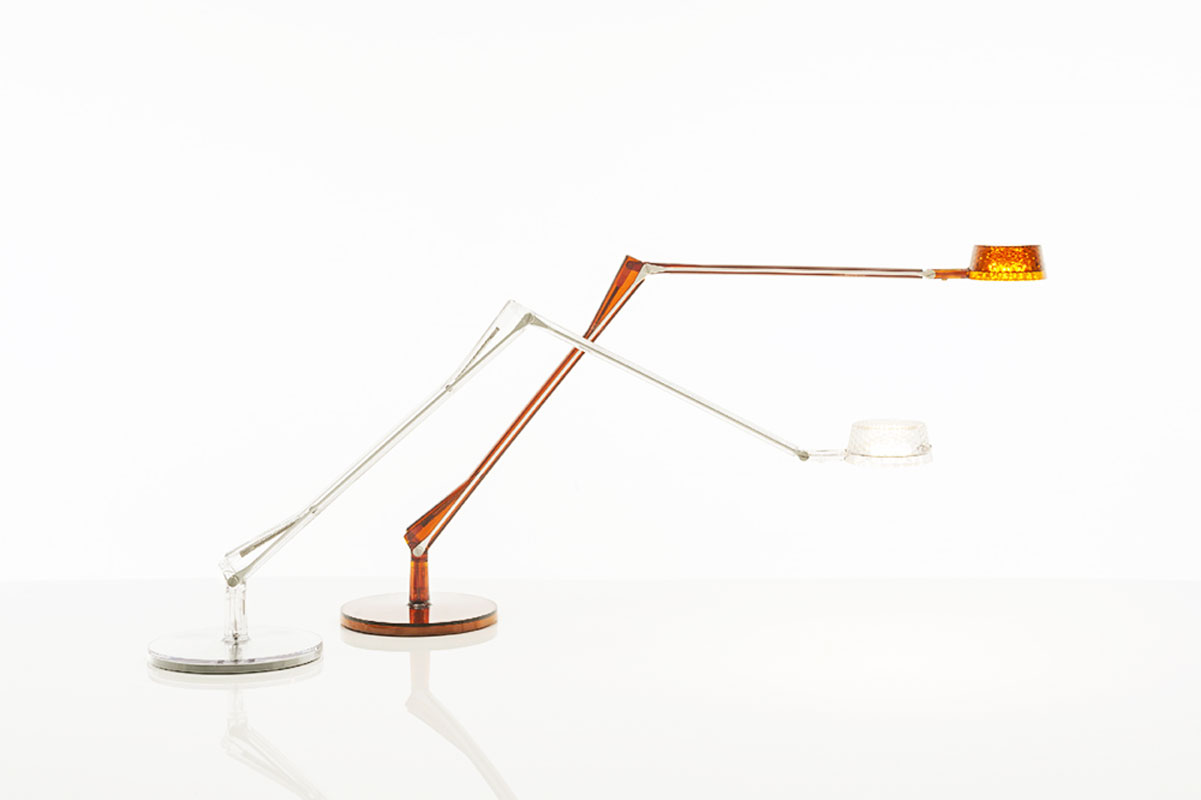 Angers Nantes Cholet Saumur Icones Kartell Lampe a poser bureau Aldin Ambre Alberto & Francesco Meda 5