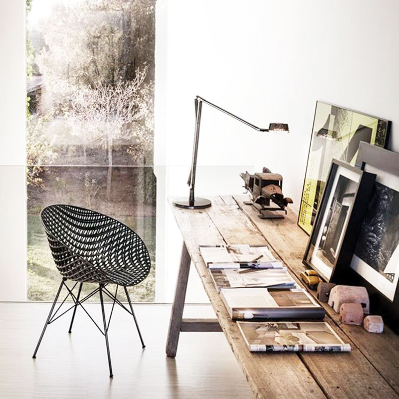 Angers Nantes Cholet Saumur Icones Kartell Lampe a poser bureau Aldin Ambre Alberto & Francesco Meda 6