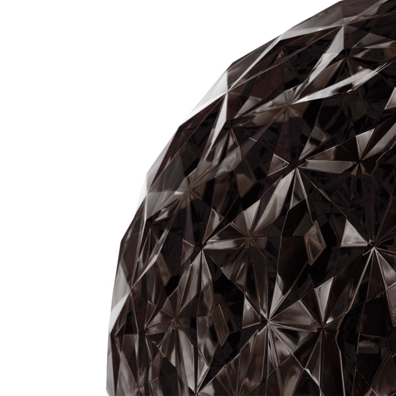 Angers Nantes Cholet Saumur Icones Kartell Lampe a poser mini Planet Gris fumé Tokujin Yoshioka 1