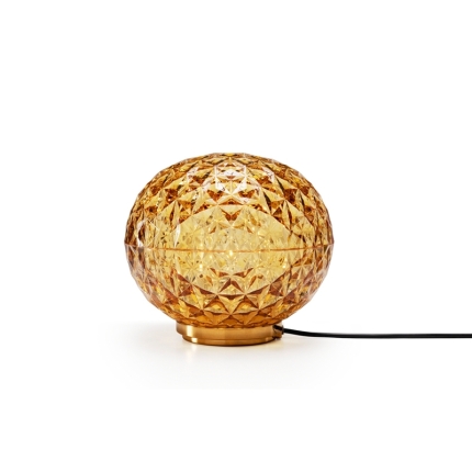 Angers Nantes Cholet Saumur Icones Kartell Lampe a poser mini Planet Jaune Or Tokujin Yoshioka 10