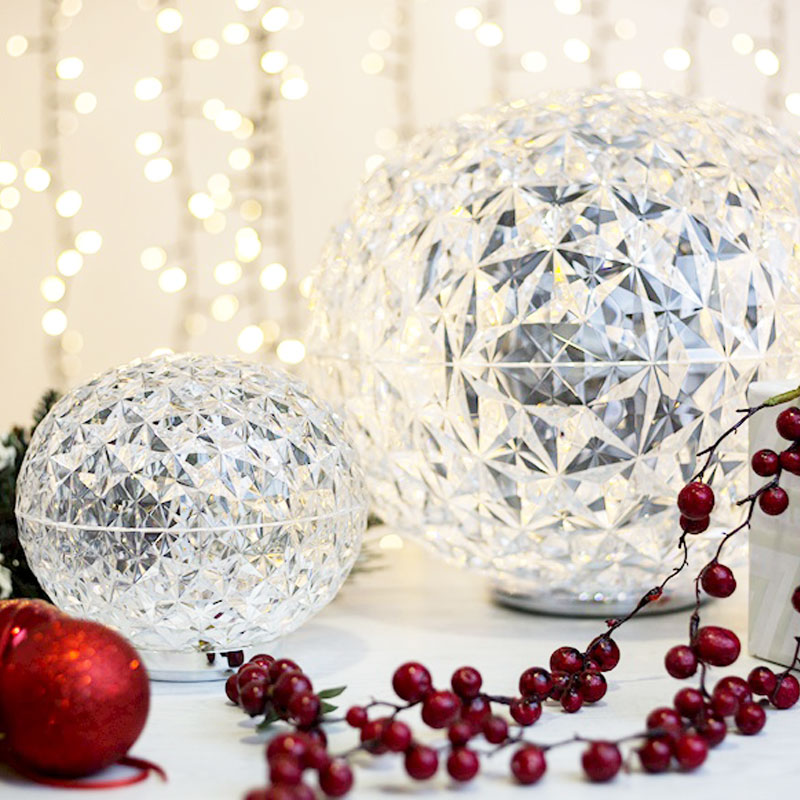 Angers Nantes Cholet Saumur Icones Kartell Lampe a poser mini Planet cristal Tokujin Yoshioka 6