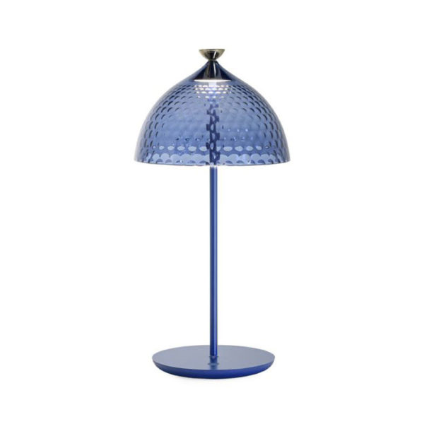Angers Nantes Cholet Saumur Icones Kartell Lampe a poser pumo bleu Fabio Novembre