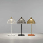 Angers Nantes Cholet Saumur Icones Kartell Lampe a poser pumo fumé noir Fabio Novembre 3