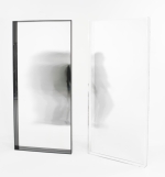 Angers Nantes Cholet Saumur Icones Kartell Miroir Only me Noir 180x80 Philippe Starck 04