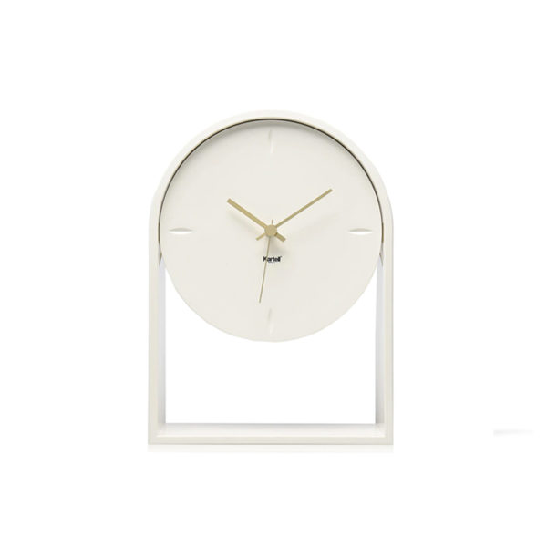 Angers Nantes Cholet Saumur Icones Kartell Objet deco Air du temps Horloge transparent blanc Eugeni Quitllet