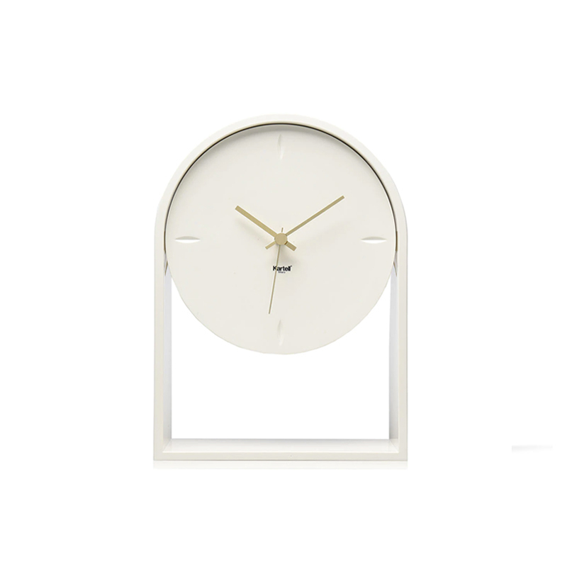 Angers Nantes Cholet Saumur Icones Kartell Objet deco Air du temps Horloge transparent blanc Eugeni Quitllet
