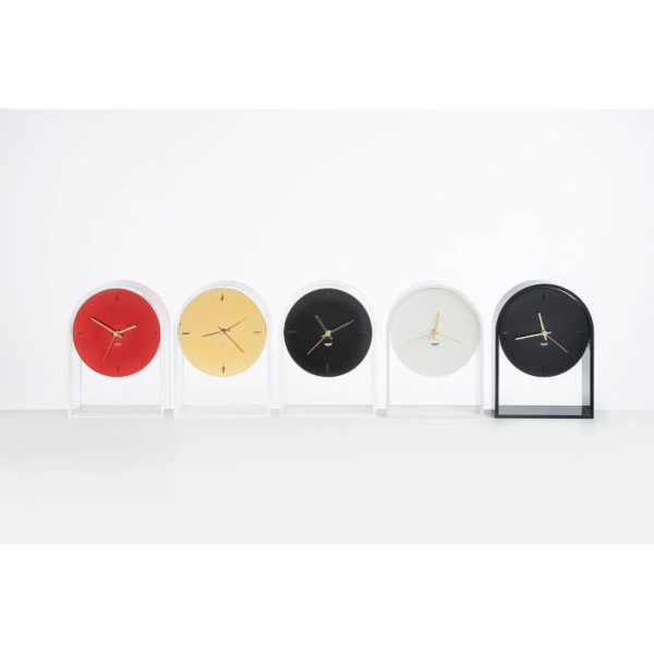 Angers Nantes Cholet Saumur Icones Kartell Objet deco Air du temps Horloge transparent noir Eugeni Quitllet 3