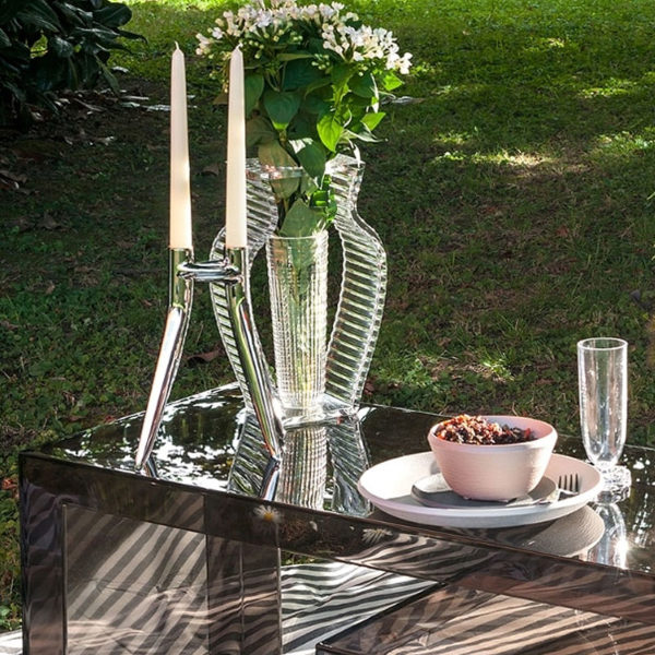 Angers Nantes Cholet Saumur Icones Kartell Objet deco vase I Shine cristal transparent Eugeni Quitllet 6