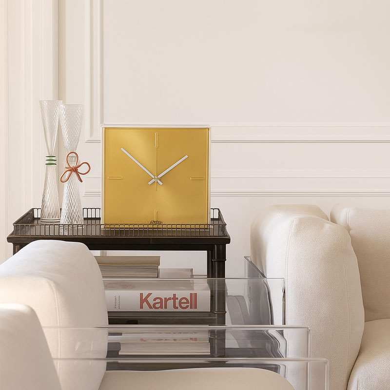 Angers Nantes Cholet Saumur Icones Kartell Objet deco vase U Shine cristal transparent Or Noir Eugeni Quitllet 100