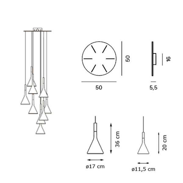 Angers Nantes Cholet Saumur Icones Kartell Suspension Applomb grappe Composition Paolo LUCIDI & Luca PEVERE 4