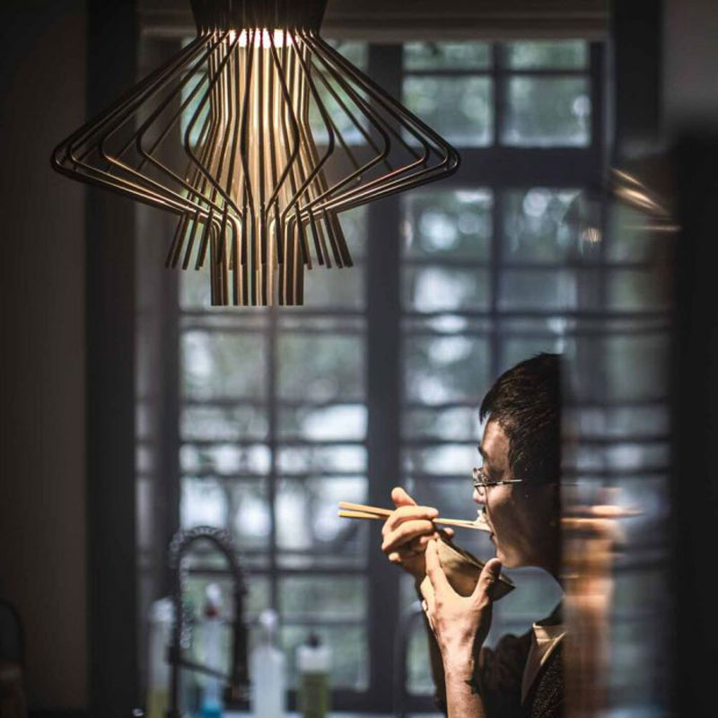 Angers Nantes Cholet Saumur Icones Kartell Suspension Ritmico Foscarini graphite Atelier Oi 2