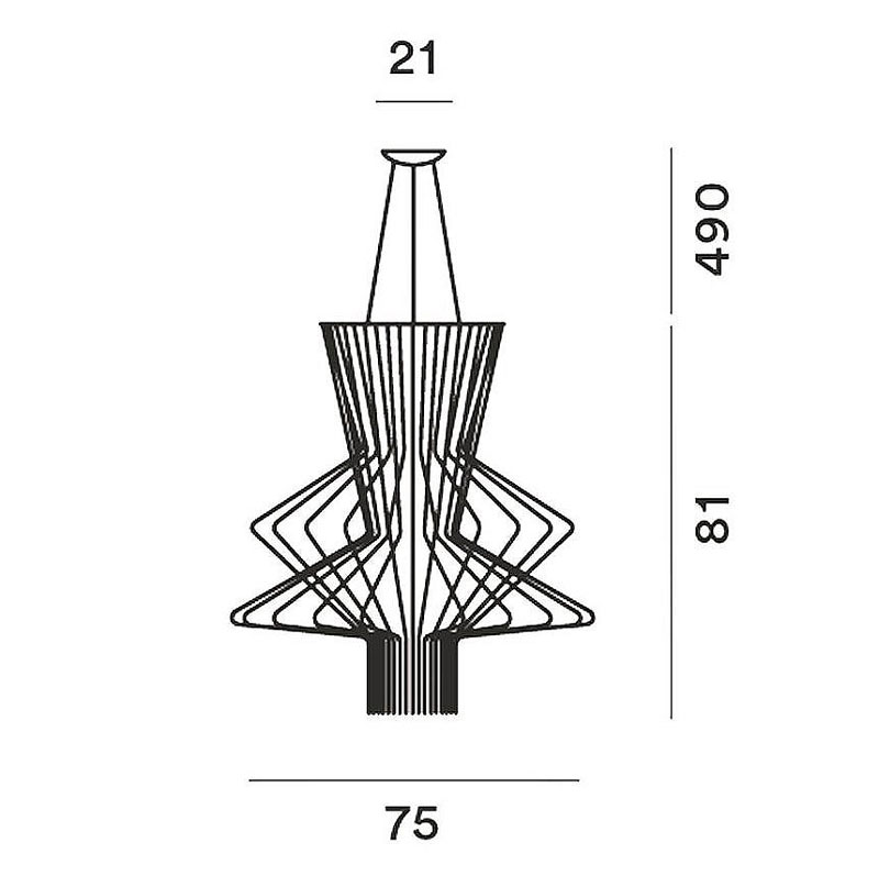 Angers Nantes Cholet Saumur Icones Kartell Suspension Ritmico Foscarini graphite Atelier Oi 3