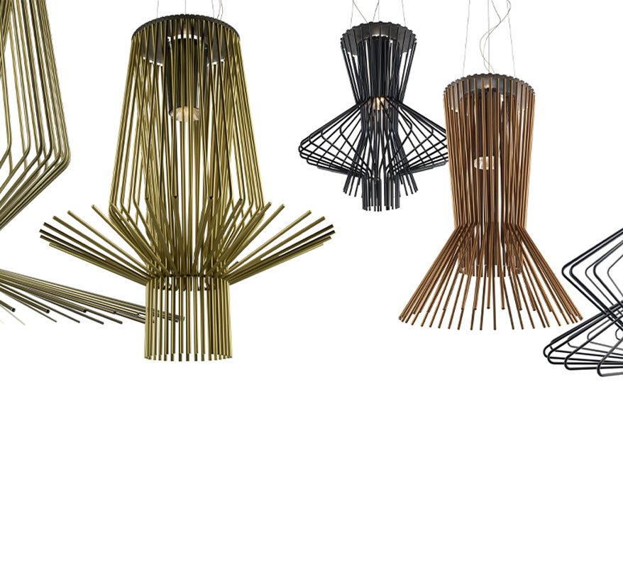 Angers Nantes Cholet Saumur Icones Kartell Suspension Ritmico Foscarini graphite Atelier Oi 4