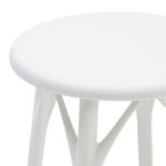 Angers Nantes Cholet Saumur Icones Kartell Tabouret Stool 65 Blanc mat philippe starck 3