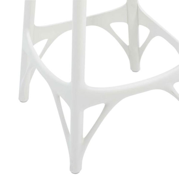 Angers Nantes Cholet Saumur Icones Kartell Tabouret Stool 65 Blanc mat philippe starck 4