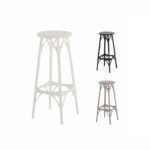 Angers Nantes Cholet Saumur Icones Kartell Tabouret Stool 75 Blanc mat philippe starck 3