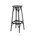 Angers Nantes Cholet Saumur Icones Kartell Tabouret Stool 75 Noir mat philippe starck 1