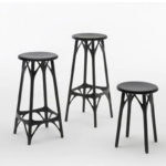 Angers Nantes Cholet Saumur Icones Kartell Tabouret Stool 75 Noir mat philippe starck 15