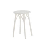 Angers Nantes Cholet Saumur Icones Kartell Tabouret Stool Bas Blanc mat philippe starck 6