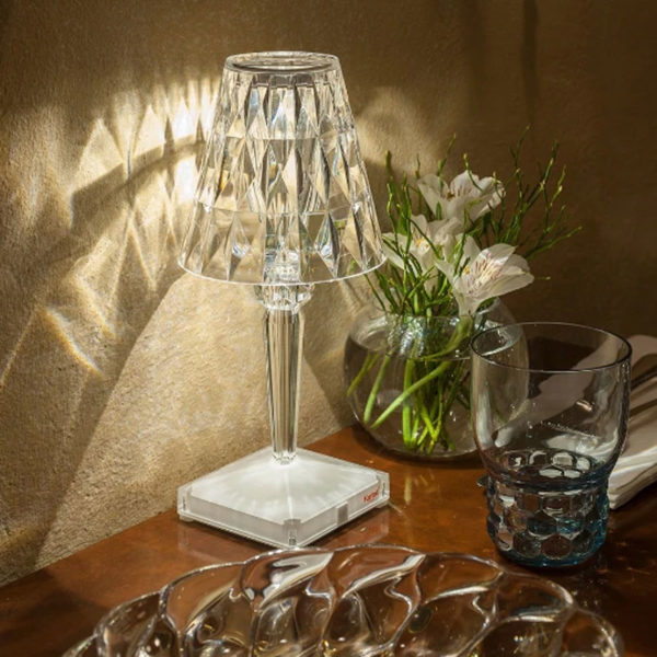 Angers Nantes Cholet Saumur Icones Kartell Tea lampe a poser Batterie Battery cristal Ferruccio Laviani 10