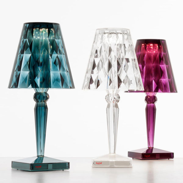 Angers Nantes Cholet Saumur Icones Kartell Tea lampe a poser Batterie Battery cristal Ferruccio Laviani 9