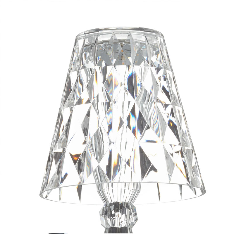 Angers Nantes Cholet Saumur Icones Kartell Tea lampe a poser Batterie Battery cristal chrome Ferruccio Laviani 0