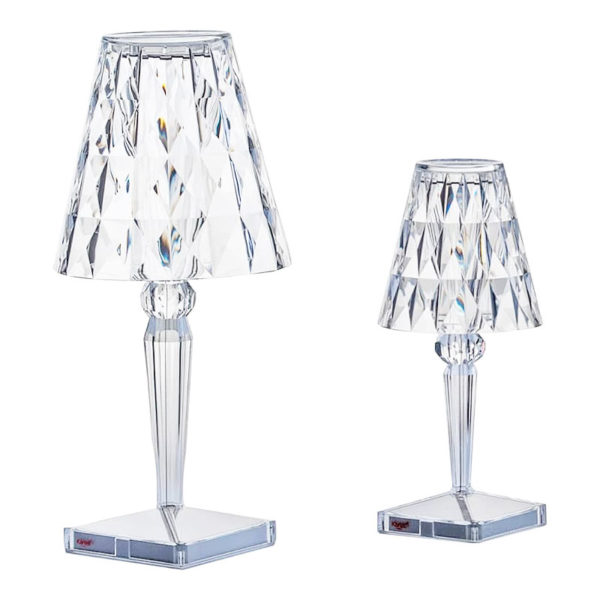 Angers Nantes Cholet Saumur Icones Kartell Tea lampe a poser Big Battery cristal Ferruccio Laviani 2