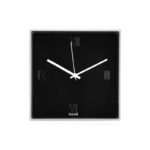 Angers Nantes Cholet Saumur Icones Kartell Tic Tac Horloge cristal transparent Noir Blanc Eugeni Quitllet 1