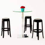 Angers Nantes Cholet Saumur Icones Kartell fauteuil noir Brillant Charles Ghost philippe starck 2