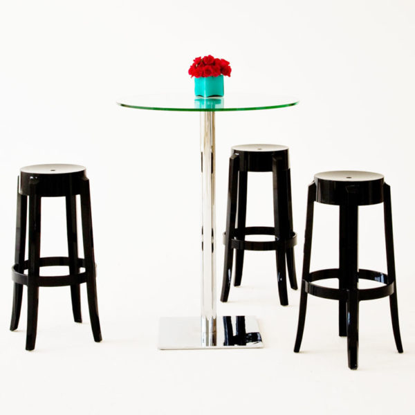 Angers Nantes Cholet Saumur Icones Kartell fauteuil noir Brillant Charles Ghost philippe starck 2