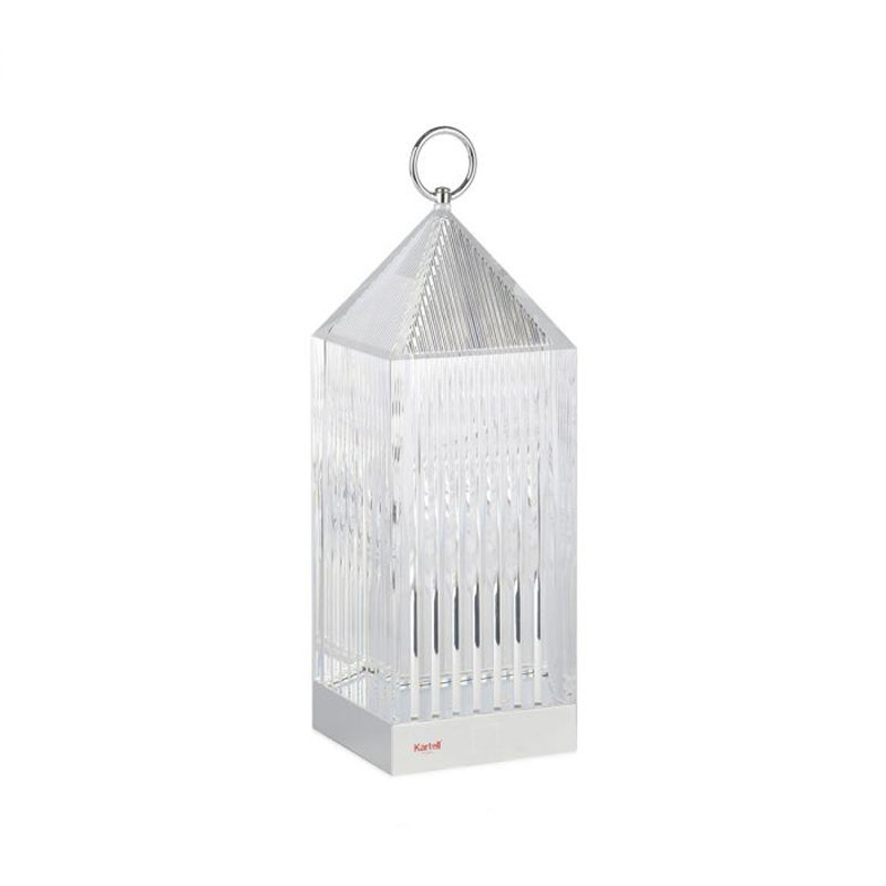 Angers Nantes Cholet Saumur Icones Kartell lampe a poser   Lantern cristal Fabio Novembre