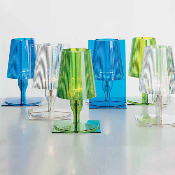 Angers Nantes Cholet Saumur Icones Kartell lampe a poser   Take Cristal Ferruccio Laviani 2