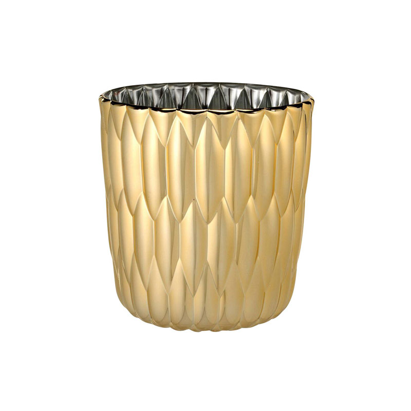 Angers Nantes Cholet Saumur Icones Kartell vase sceau glace Jelly chrome Or Patricia Urquiola
