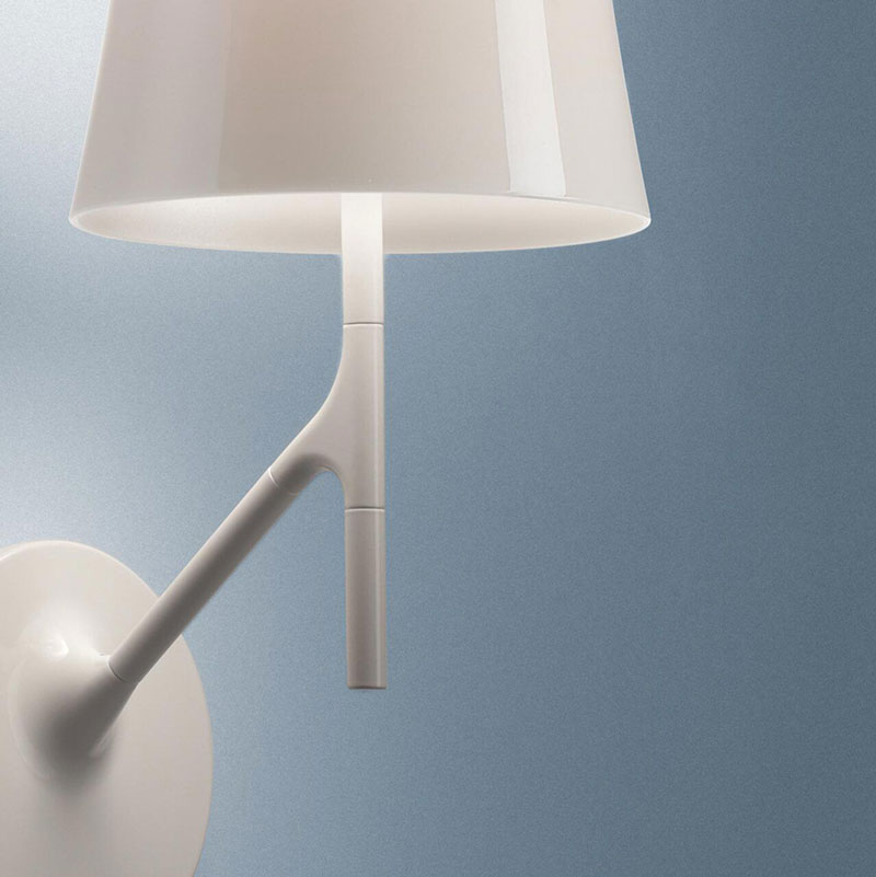 Angers Nantes Cholet Saumur Icones applique luminaire birdie foscarini blanc Ludovica et Roberto Palomba 5