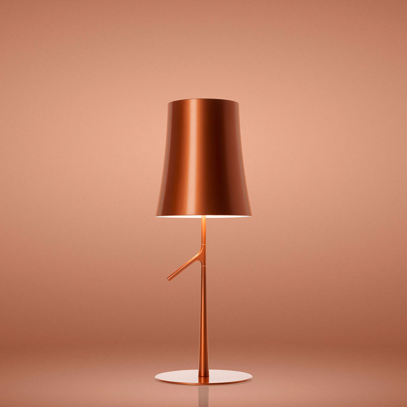 Angers Nantes Cholet Saumur Icones lampe a poser birdie cuivre picolla foscarini  Ludovica et Roberto Palomba 3