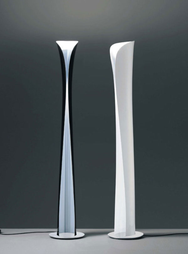 Angers Nantes Cholet Saumur Icones Artemide Lampadaire Cadmo Noir Blanc Luminaire design Karim Rashid 4